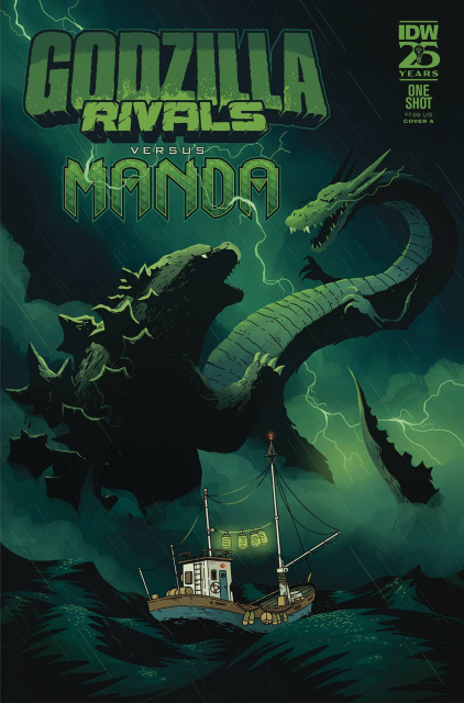 Godzilla Rivals vs. Manda #1 (Lawrence Cover)