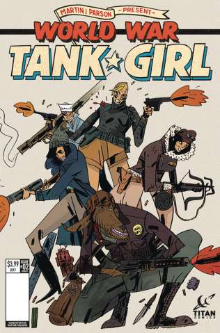 Tank Girl: World War Tank Girl #2 (Cadwell Cover)