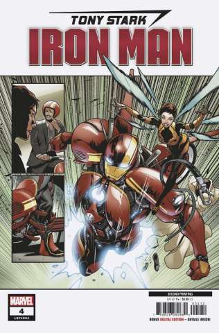Tony Stark: Iron Man #4 (Schiti 2nd Printing)