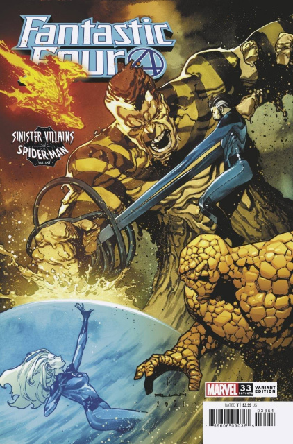 Fantastic Four #33 (Ruan Spider-Man Villains Cover)