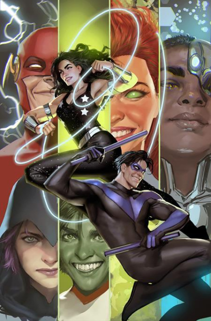 Titans #15 (Stjepan Sejic Card Stock Cover)