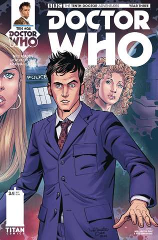 Doctor Who: New Adventures with the Tenth Doctor, Year Three #4 (Alves Cover)