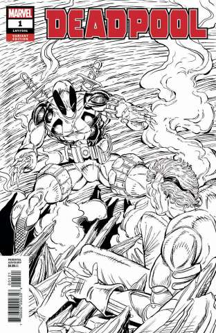 Deadpool #1 (Liefeld B&W Remastered Cover)