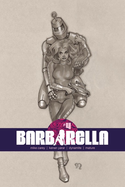 Barbarella #4 (10 Copy Roux B&W Cover)