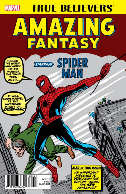 Amazing Fantasy Starring Spider-Man #1 (True Believers)