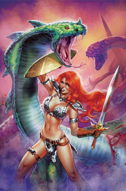 The Invincible Red Sonja #3 (7 Copy Chatzoudis Virgin Cover)