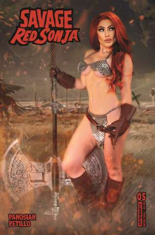 Savage Red Sonja #5 (Cosplay Cover)