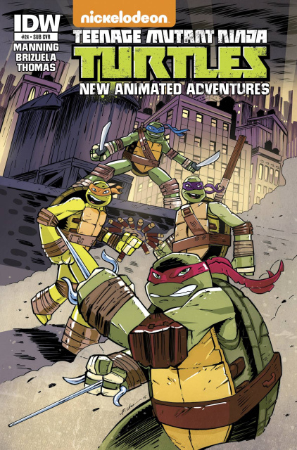 Teenage Mutant Ninja Turtles: New Animated Adventures #24 (Subscription Cover)
