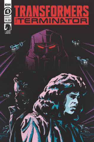 The Transformers vs. The Terminator #4 (Fullerton Cover)