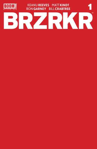 BRZRKR #1 (10 Copy Red Blank Sketch Cover)