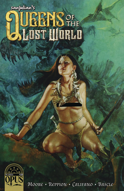 Queens of the Lost World #4 (Sanjulian Cover)