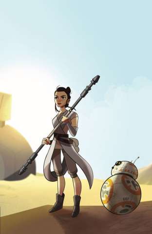 Star Wars Adventures: Forces of Destiny - Rey (10 Copy Cover)