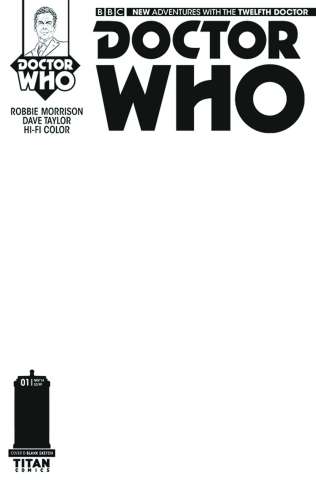 Doctor Who: New Adventures with the Twelfth Doctor #1 (Blank Sketch Cover)