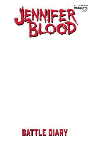 Jennifer Blood: Battle Diary #1 (Blank Authentix Cover)