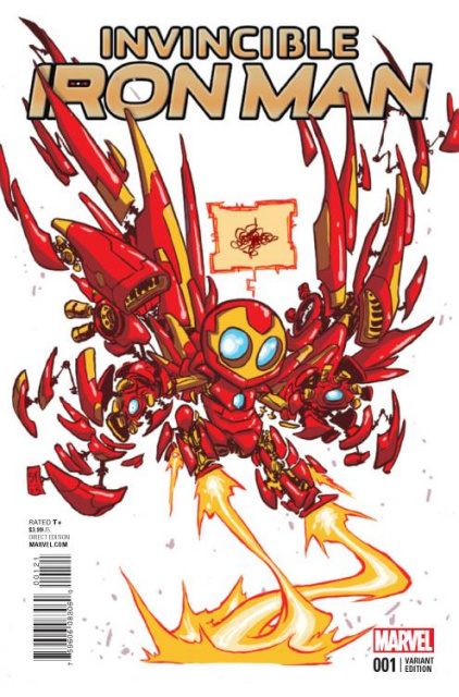 Invincible Iron Man #1 (Young Cover)