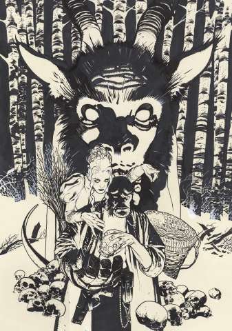 Hellboy: Krampusnacht #1 (Hughes Sketch Cover)