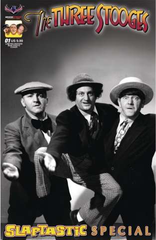 The Three Stooges Slaptastic Special #1 (Limited Edition B&W Cover)