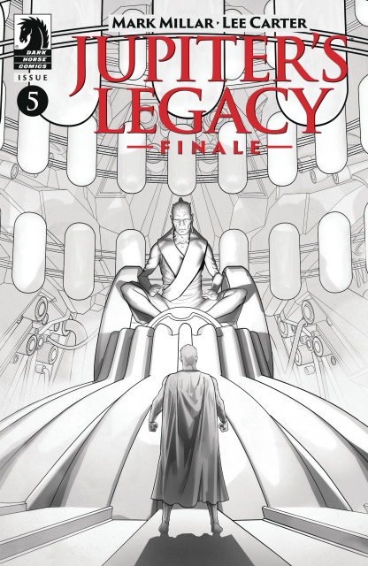 Jupiter's Legacy: Finale #5 (B&W Carter Cover)