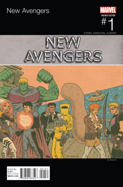 New Avengers #1 (Piskor Hip Hop Cover)