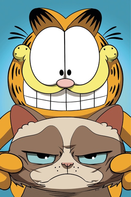Grumpy Cat / Garfield #2 (20 Copy Uy Cover)