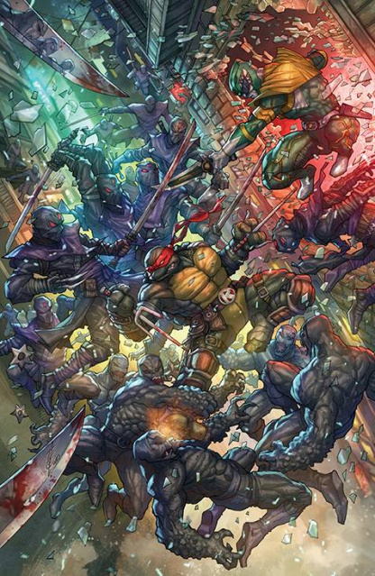 Mighty Morphin Power Rangers / Teenage Mutant Ninja Turtles II #3 (150 Copy Cardstock Cover)