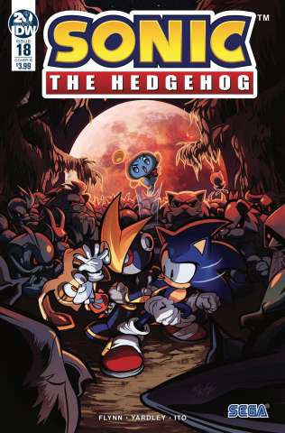 Sonic the Hedgehog #18 (Skelly Cover)
