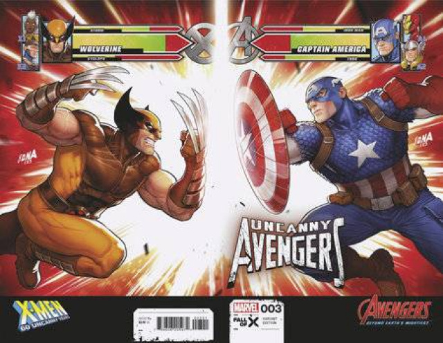 Uncanny Avengers #3 (Nakayama Wraparound X-Men 60th Anniversary Cover)