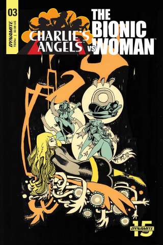 Charlie's Angels vs. The Bionic Woman #3 (Mahfood Cover)