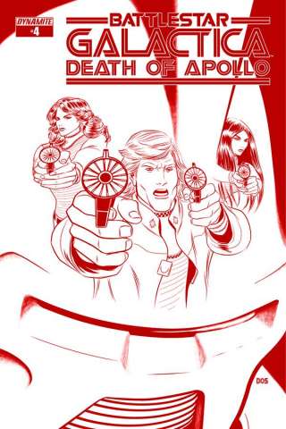 Battlestar Galactica: Death of Apollo #4 (25 Copy Smith Cylon Cover)