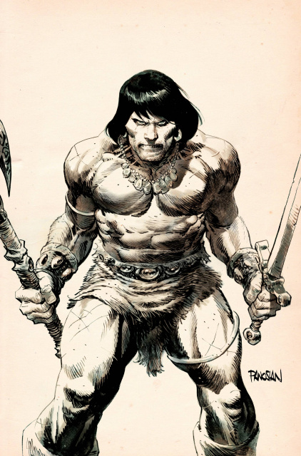 Conan the Barbarian #1 (25 Copy Panosian Virgin B&W Cover)