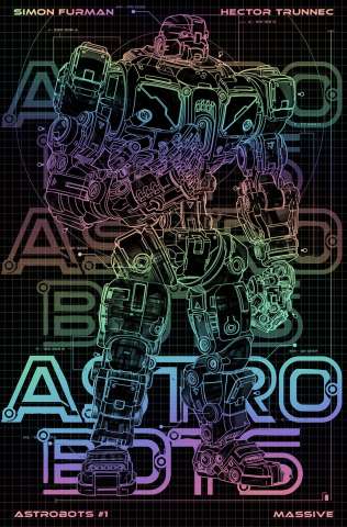 Astrobots #1 (Blueprint Black Foil Cover)