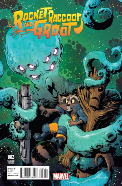 Rocket Raccoon and Groot #2 (Kesinger Cover)