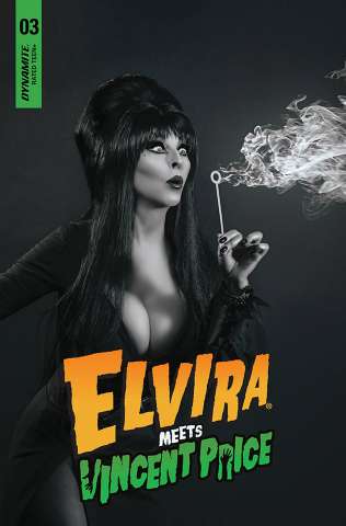 Elvira Meets Vincent Price #3 (10 Copy Photo B&W Cover)