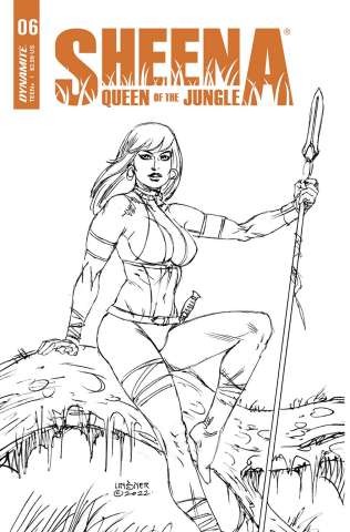 Sheena: Queen of the Jungle #6 (10 Copy Linsner Line Art Cover)