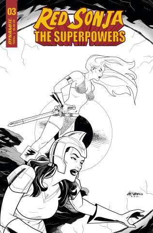 Red Sonja: The Superpowers #3 (20 Copy Ferguson B&W Cover)