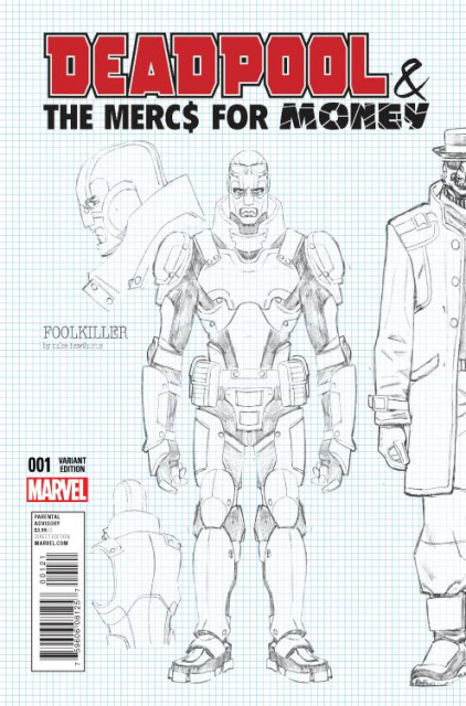 Deadpool and the Mercs For Money #1 (Hawthorne Design Cover)