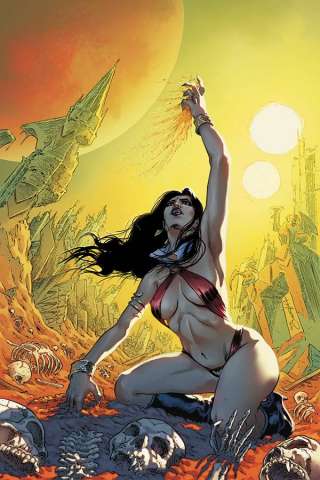 Vampirella #17 (Timpano Virgin Cover)