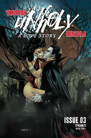Vampirella / Dracula: Unholy #3 (Sta. Maria Cover)