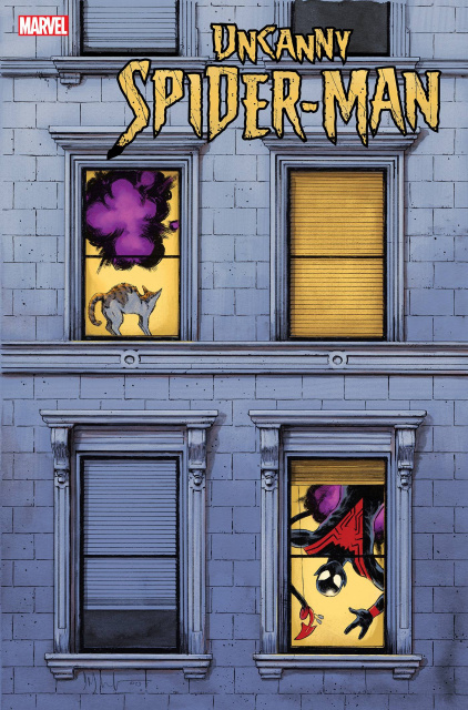 Uncanny Spider-Man #1 (Dave Wachter Windowshades Cover)