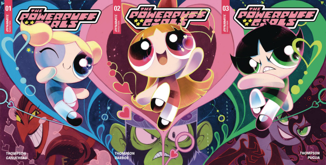 The Powerpuff Girls #1-3 (Darboe Connecting Covers Set)