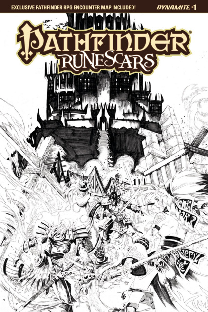 Pathfinder: Runescars #1 (10 Copy Lau B&W Cover)