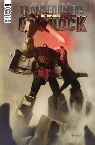 Transformers: King Grimlock #3 (Bryan Lee Cover)