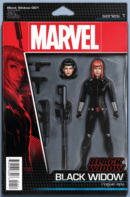 Black Widow #1 (Christopher Action Figure Cover)