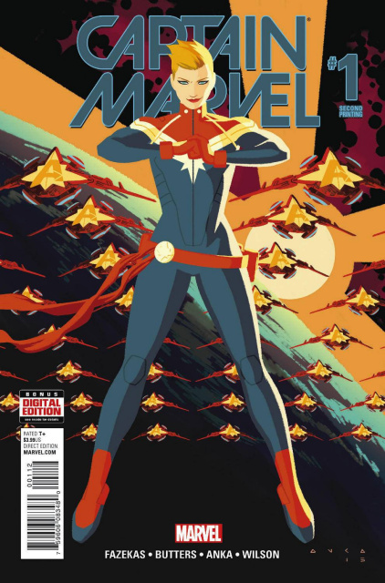 Captain Marvel #1 (Anka 2nd Printing)