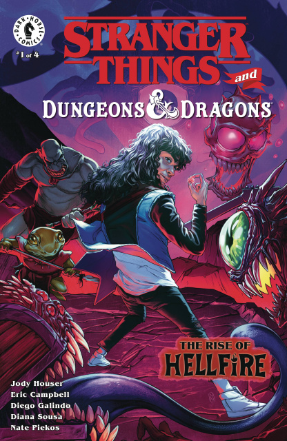 Stranger Things and Dungeons & Dragons: The Rise of Hellfire #1 (Malavia Cover)