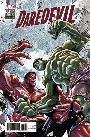 Daredevil #598 (Checchetto Hulk Cover)