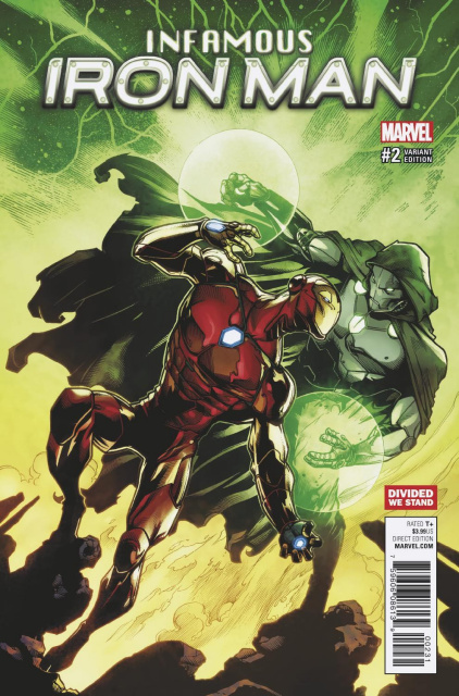 Infamous Iron Man #2 (Divided We Stand Cover)