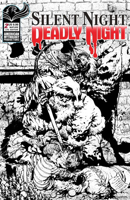 Silent Night, Deadly Night #2 (1/350 B&W Cover)