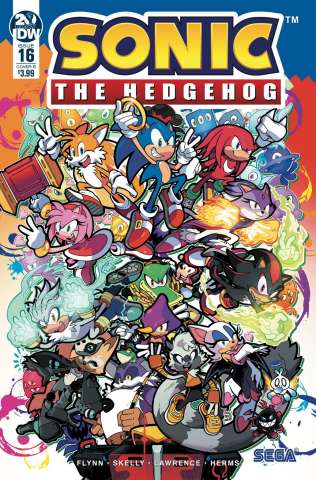 Sonic the Hedgehog #16 (Gray Cover)
