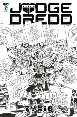 Judge Dredd: Toxic #2 (10 Copy Buckingham Cover)